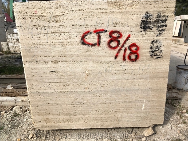 Roman Travertine Classico Slabs