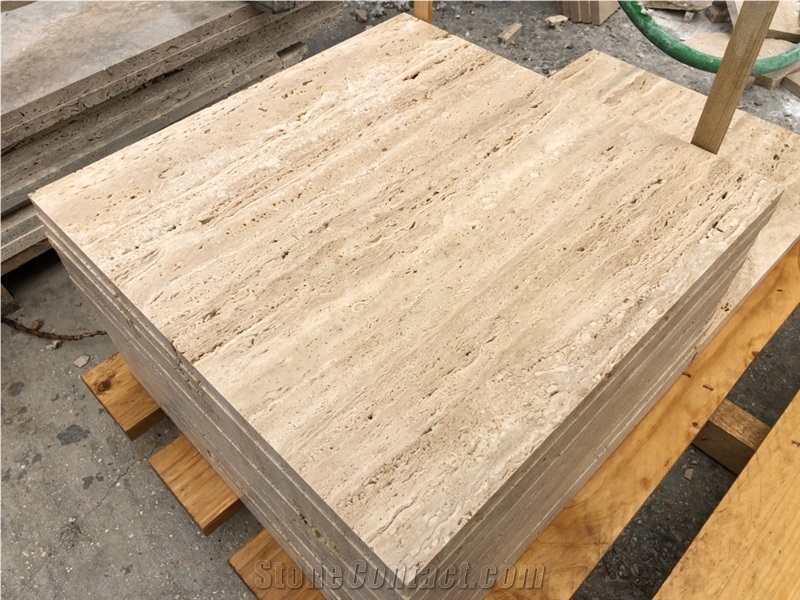 Roman Travertine Classico Slabs