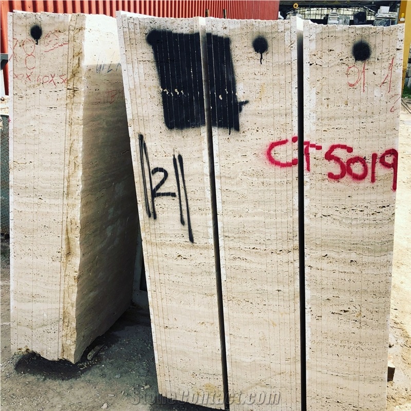 Travertine Classic Light Slabs