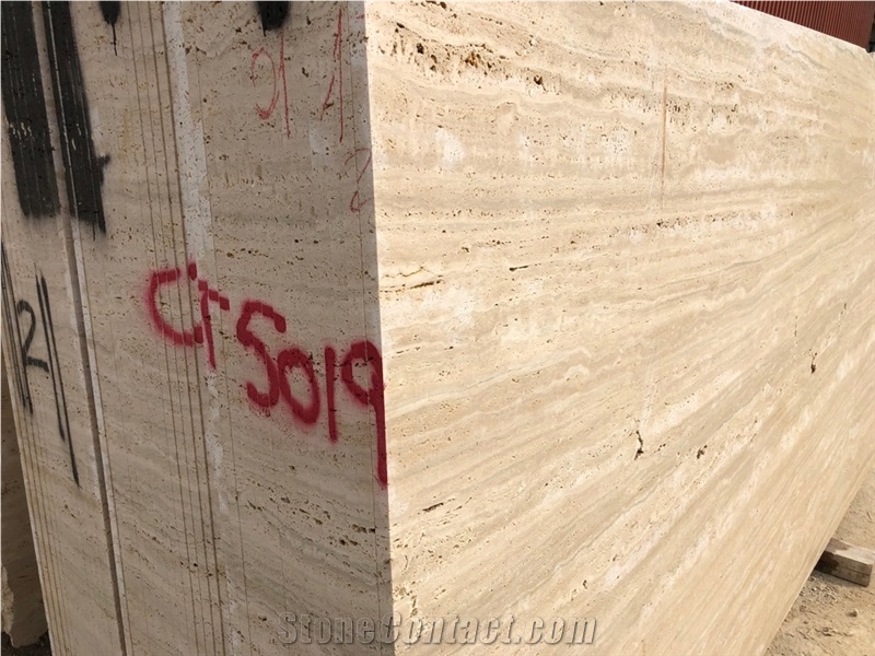 Travertine Classic Light Slabs