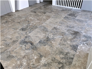 Travertino Romano Silver Bronze Slabs