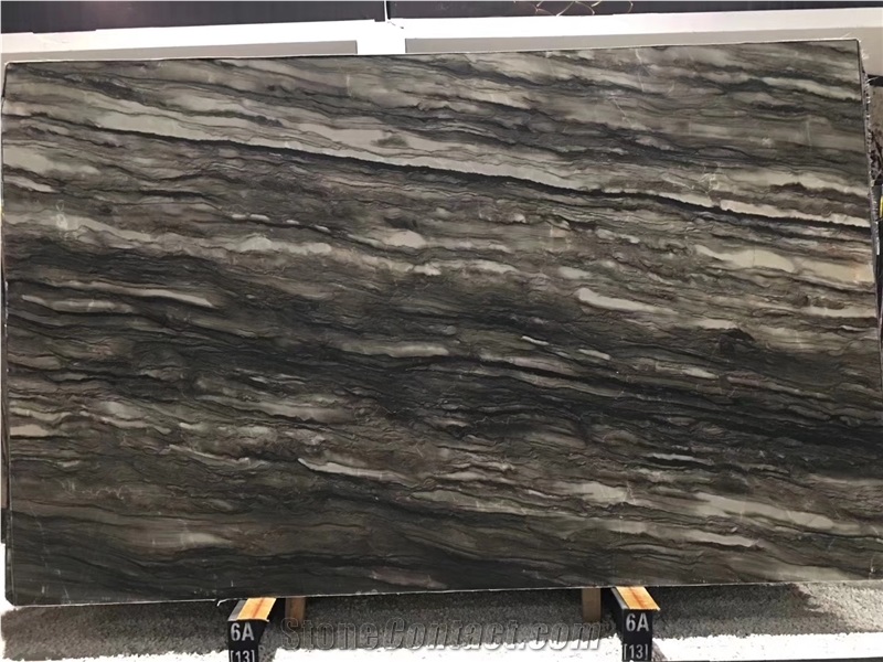 Sequoia Brown Quartzite Brown Wave Vein Slabs