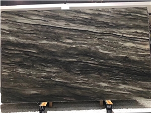 Sequoia Brown Quartzite Brown Wave Vein Slabs