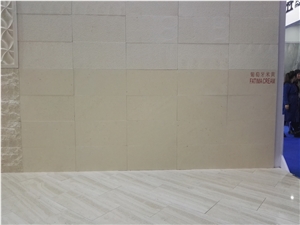 Split Face Fatima Beige Limestone 3d Cnc Carving Wall Panel Tiles,Building Exterior Project