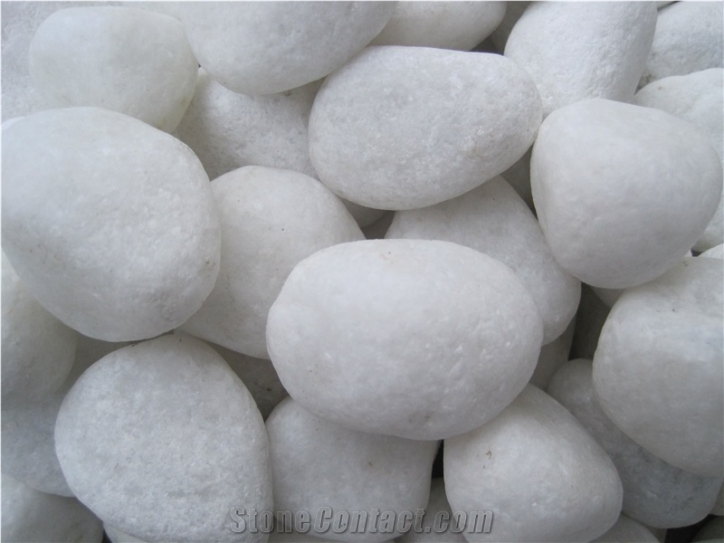Chinese Snow White Pebble Stones
