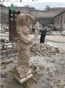 Gardan Statue Human Sculptures Carved Statue