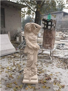Gardan Statue Human Sculptures Carved Statue