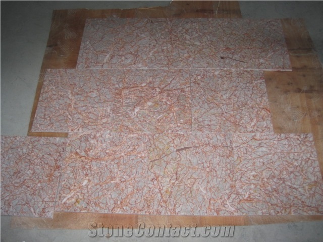 Rose Red Marble Tiles Marble Slab