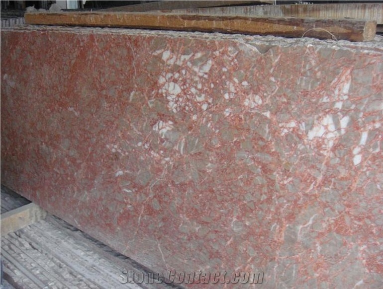 Rose Red Marble Tiles Marble Slab