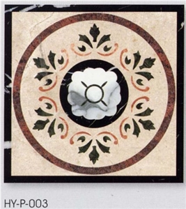 Waterjet Medallions Square Decorative Medallions
