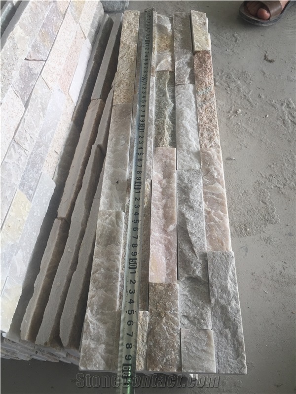 Quartzite Stacked Stone Veneer 60x15