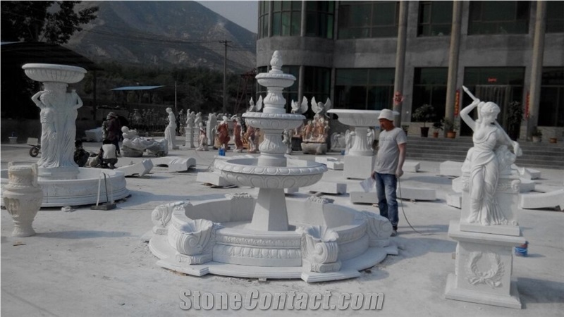 Sculptured Granite Fountain G682 Outdoor Fountain