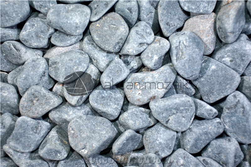 Tumbled Basalt, Black Basalt Pebble