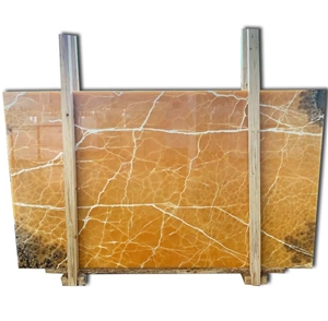 Mexico Yellow Color Polished 1.8 cm Orange Onyx