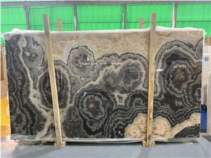 Polished Black Onyx Slabs for Book Match