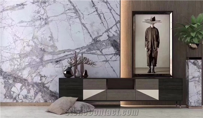 Turkey White Iceberg Marble for Wall