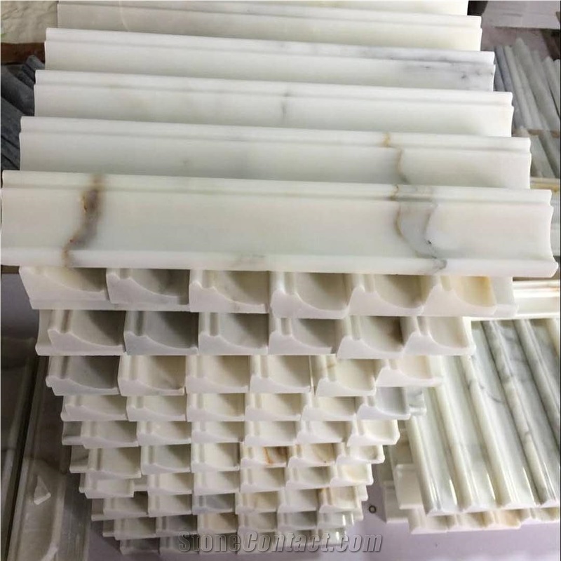 Calacatta Gold Border Trim Border Tiles
