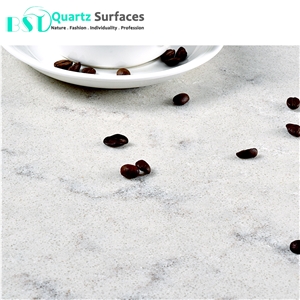 Marble Look Quartz Stone for Kitchen Countertops