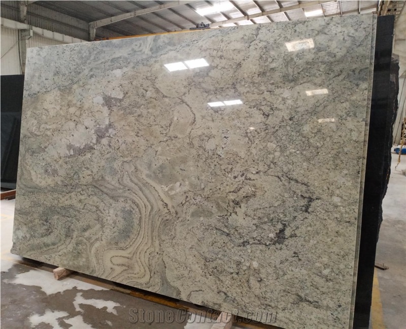 Surf Green Granite Tiles & Slabs, Floor Covering