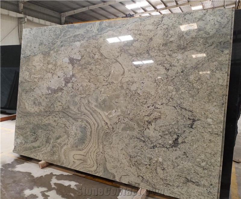 Surf Green Granite Tiles & Slabs, Floor Covering