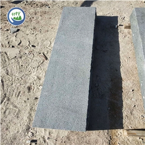 Black Granite Steps,Dark Grey Granite Pavement