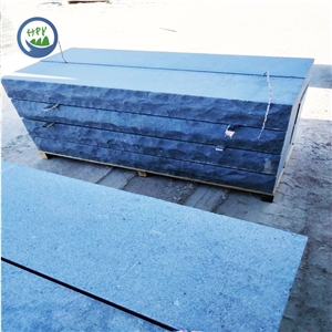 Black Granite Steps,Dark Grey Granite Pavement