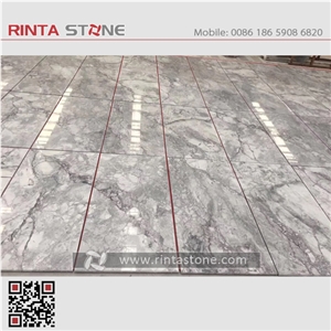 Super White Quartzite Fantasy Statuario Slabs