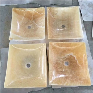 Honey Onyx Wash Basin,Yellow Onyx Bathroom Sinks Honey Onyx Wash Basin,Yellow Onyx Bathroom Sinks