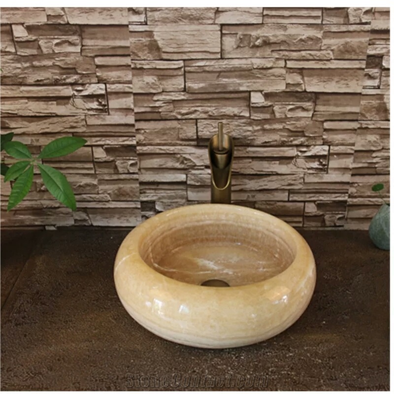 Honey Onyx Wash Basins,Honey Onyx Sink,Stone Basin