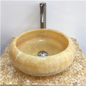 Honey Onyx Wash Basins,Honey Onyx Sink,Stone Basin