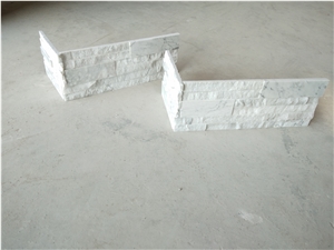 Carrara White Marble Culture Stone Corner