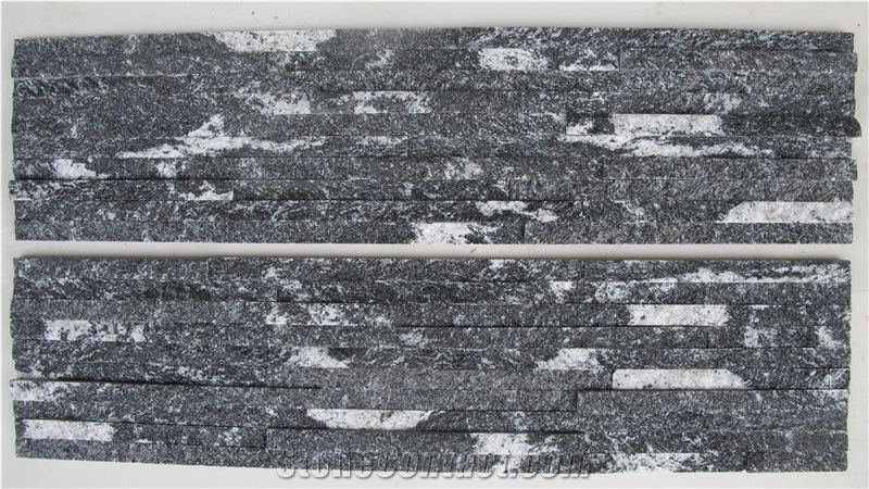 Es128 Black & White Culture Stone Wall Cladding