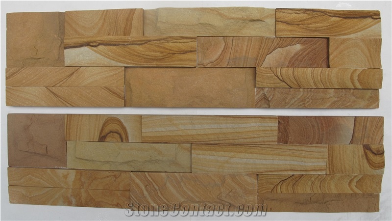 Yelow Sandstone Split Culture Stone Panel