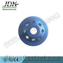 Jdk Continous Diamond Cup Wheel for Stone Grinding