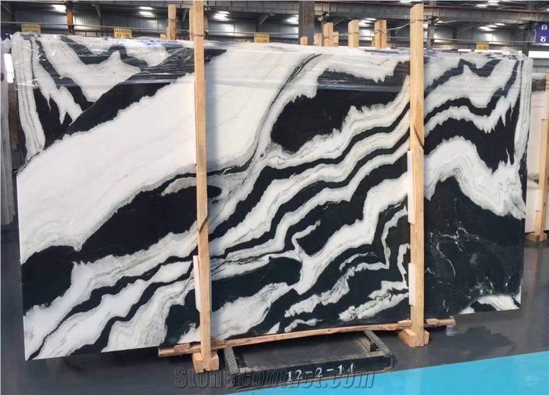China Panda White Marble Slabs & Tiles