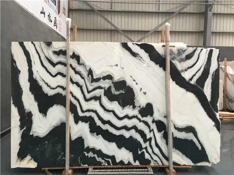 China Panda White Marble Slabs & Tiles