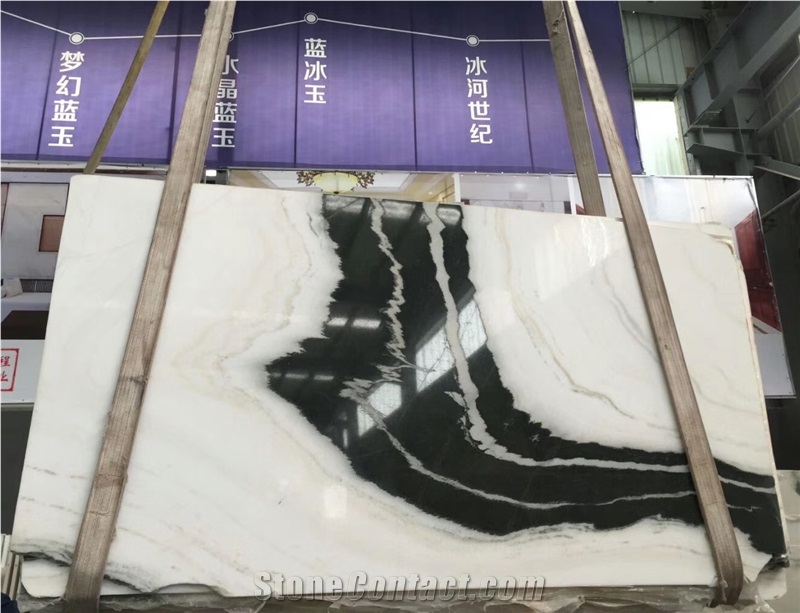 China Panda White Marble Slabs & Tiles