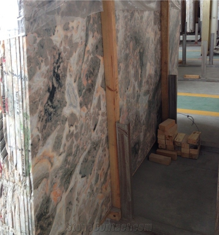Colored Marble, Patterned Marble, Dreamtime Marble Slabs