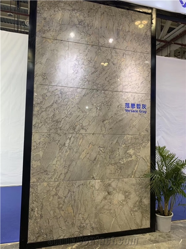 Versace Grey Marble Slabs & Tiles