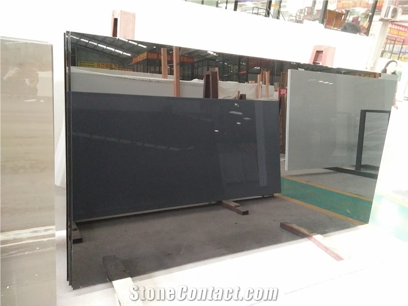 Black Artifical Nano Crystallized Glass Slab