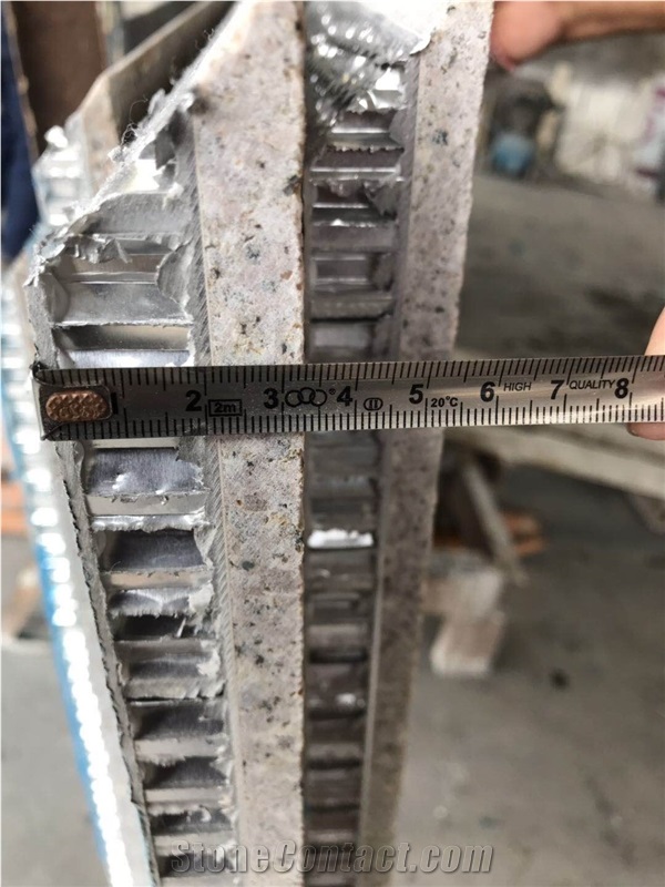 G682 Rust Stone Laminated Aluminum Honeycomb for Wall