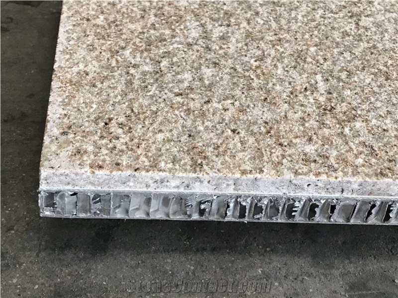 G682 Rust Stone Laminated Aluminum Honeycomb for Wall
