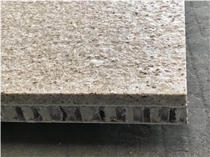 G682 Rust Stone Laminated Aluminum Honeycomb for Wall