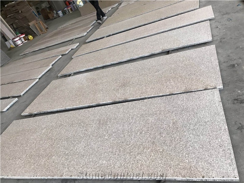 G682 Rust Stone Laminated Aluminum Honeycomb for Wall