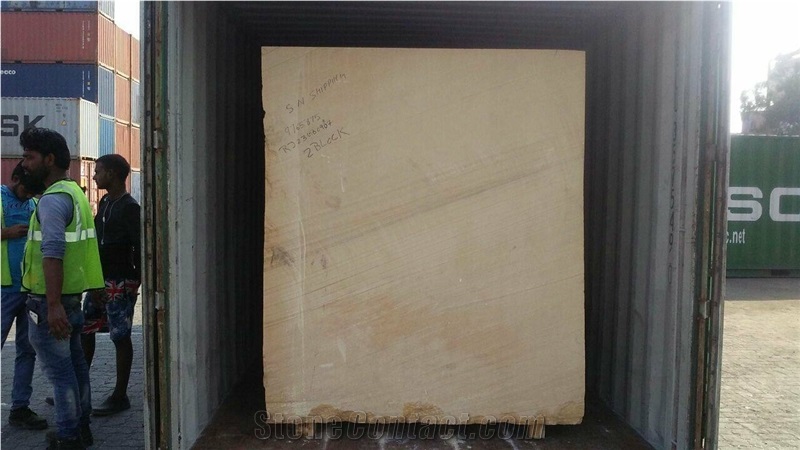 Teakwood Sandstone Rough Blocks