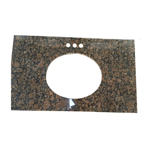 Baltic Brown Granite Countertops for Bathroom