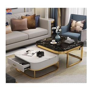 Marble Coffee Table for Living Room