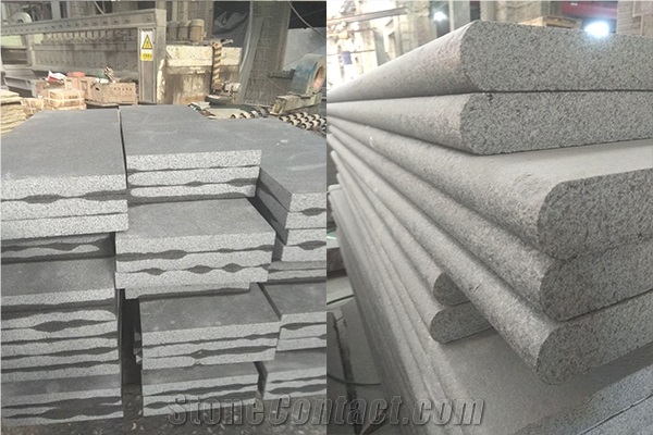 New Black Basalt Treads Outdoor Paver and Kerb