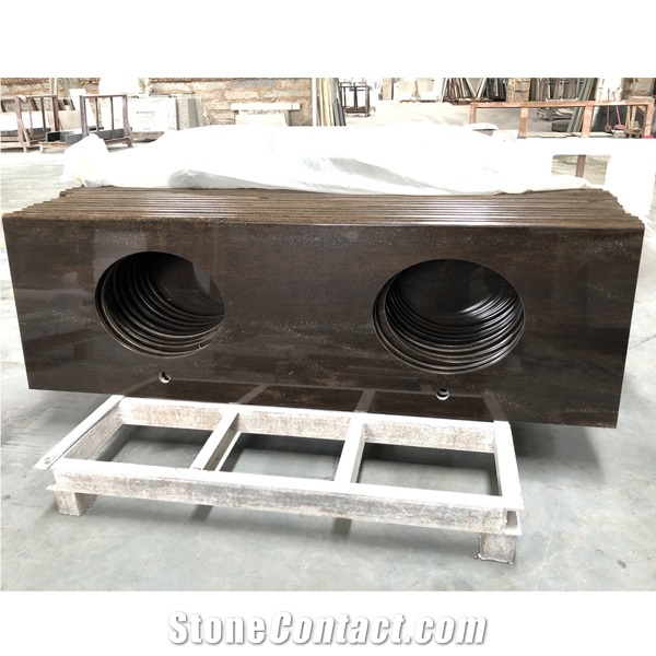 Sand Brown Granite Vanity Top