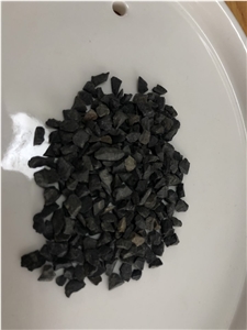 Natural Stone Shinny Black Gravels and Sand